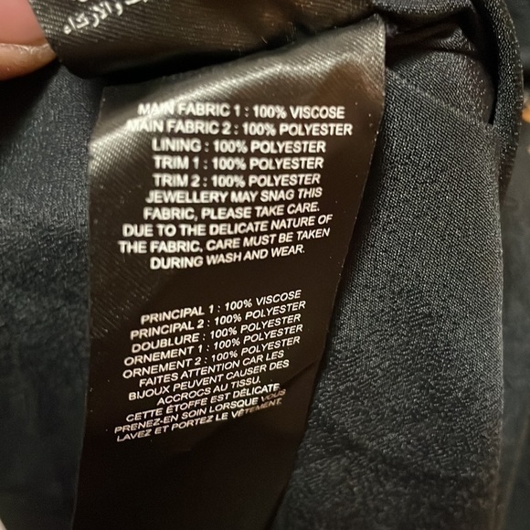 Self-Portrait Twist Front Ditsy Mini Dress Size 2 - Picture 13 of 13